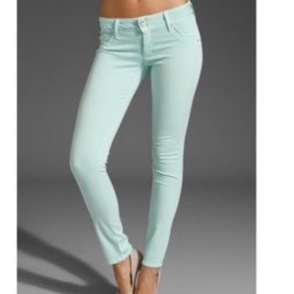Free People Denim - Free People Crop Jeans Mint Size 27